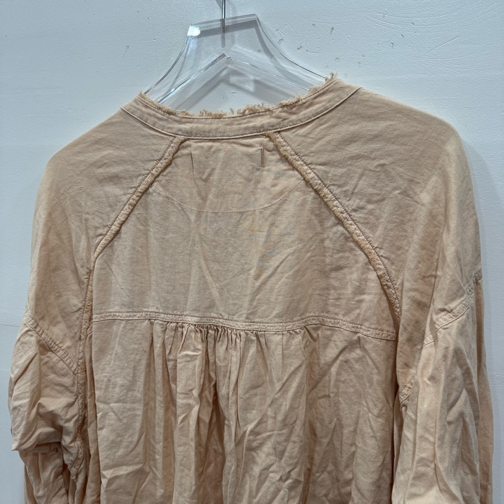 We The Free Keep It Simple Button Down Shirt Fray… - image 8